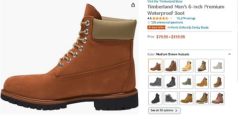 Timberland Men's 6-Inch Premium Waterproof Boot