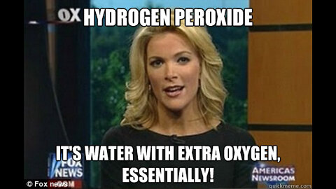 Hydrogen peroxide (H2O2) kills germs / cancer