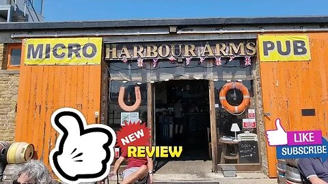 Harbour Arms Micro Pub Margate short double Cider review & look around... #coast #seaside #beach