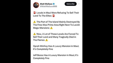 Why is There a Frenzy To Buy Up Properties Just Burned Down in Hawaii? 8-18-23 Facts Matter with Rom