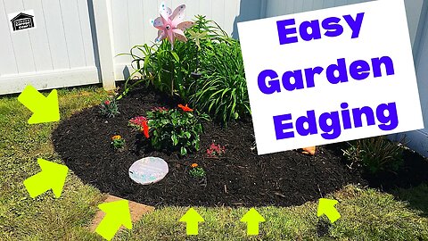 HOW TO EDGE GARDEN AND LANDSCAPE BEDS WITH A SHOVEL - Quick & Easy!