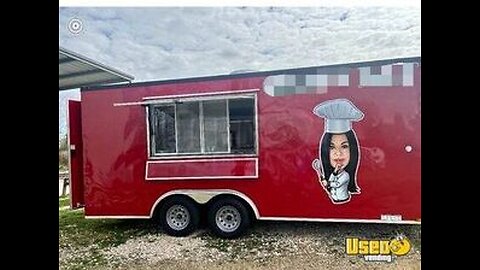 Well Equipped - 2022 8.5' x 18' Diamond Cargo Kitchen Food Trailer for Sale in Texas!