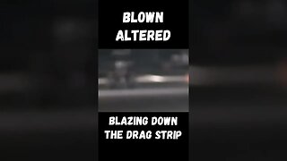 Blown Altered Blazing Down The Drag Strip! #shorts