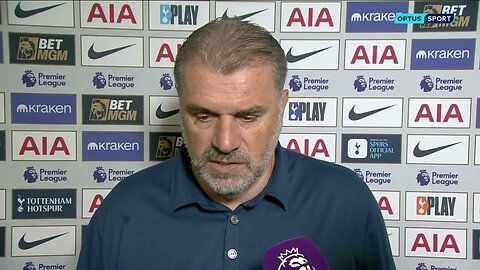 ANGE POSTECOGLOU has the journalist RATTLED talking about Tottenham's transfer business