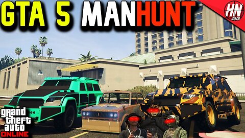 GTA 5 ManHunt! RUNE CHEBUREK vs 2 NIGHTSHARKS ft. @gtanpc @twingo2313