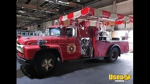 Vintage - 1958 20' Ford F700 Converted Fire Truck | Food Truck for Sale in Ohio!