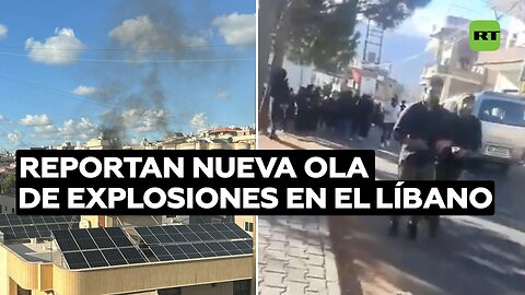 Reportan nueva ola de explosiones en el Líbano