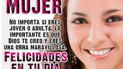 Feliz Día de la Mujer. Un mensaje para todas las mujeres del mundo. Hoy en vivo 03/08/23 8:30 pm