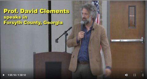 David Clements speaks in Forsyth County, Georgia