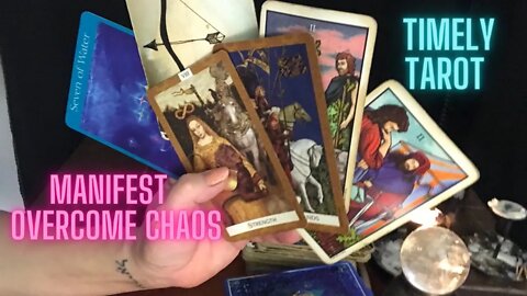 SPIRT ADVICE FOR EMOTIONAL POWERFUL WEEK/ TIMLESS TAROT CHANNELED MESSAGE/ CREATE/ BEAT CHAOS/