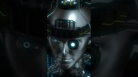 Android Cyborg Robot