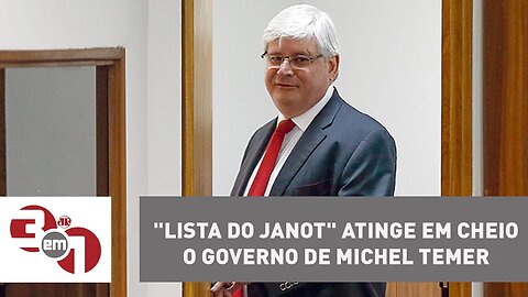 "Lista de Janot" atinge em cheio o governo de Michel Temer