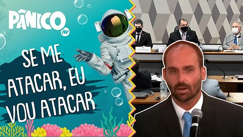 Eduardo Bolsonaro: 'CPI DA COVID É FEITA PRA ACUSAR O PRESIDENTE DO QUE NÃO LHE FOI PERMITIDO FAZER'