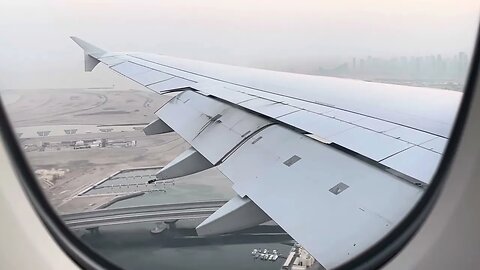 EK A380 - Landing into Dxb