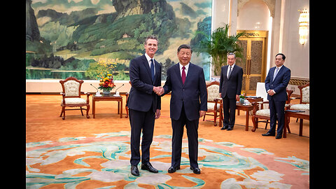 President Xi met with Califronia Governor