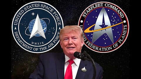 Trump hits the firmament with space