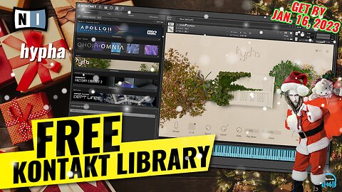 FREE KONTAKT LIBRARY - HYPHA Lush, Organic Sounds 🔥