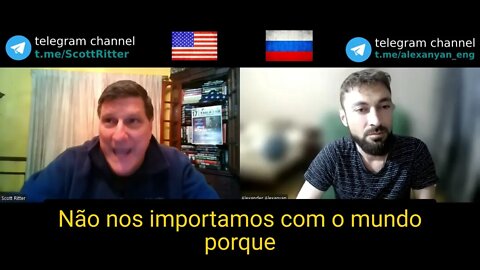 "Os Americanos São Ignorantes sobre o Mundo em que Vivem" - Scott Ritter