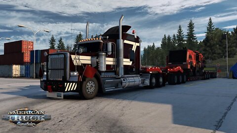 ATS Gameplay | Kenworth W900B | Flagstaff AZ to Gallup NM | Milling Machine 97,000lb