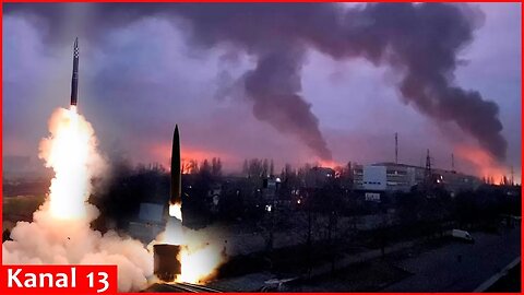 Russian troops attacked Kyiv with North Korean missiles, one disintegrated mid-air