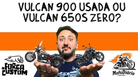 Vulca 900 usada ou Vulcan 650s Zero? Respondendo a um amigo do canal.