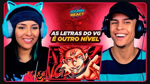 Rap do Itadori Yuji | O Portador De Sukuna | VG BEATS | [React em Casal] 🔥