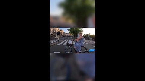 biker hits a cyclist, who is at fault?