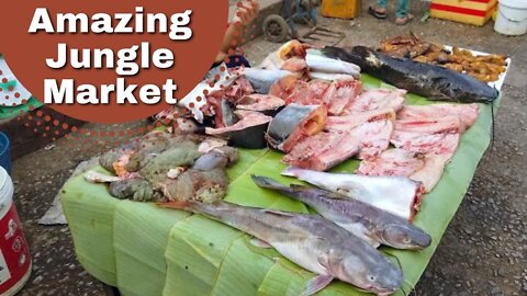 AMAZING JUNGLE FOOD MARKET LAOS