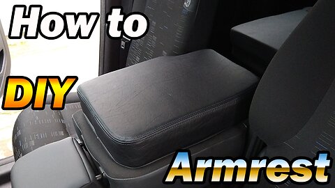 How to make an armrest for a car DIY