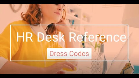 Dress Codes - Human Resource Reference