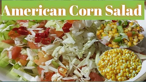 American Corn salad 🥗|| Healthy Salad recipe||