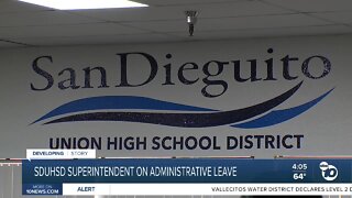 SDUHSD Superintendent on Administrative Leave