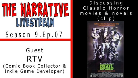 #horror #movies #books The Narrative 2021 S9E7 Discussing Classic Horror movies w' RTV (clip)