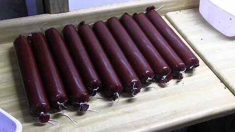 How to make summer sausage with bear meat