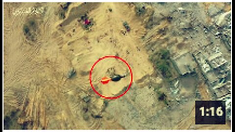 Palestinians drop a grenade from a quadrocopter on a cluster of IDF personnel