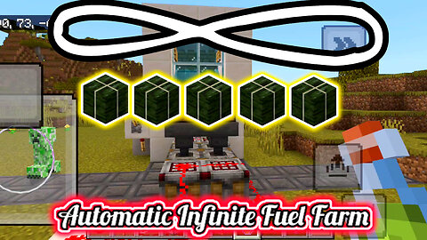 How to make Infinite Fuel in 1.21 Bedrock Minecraft (with Auto-Crafters)