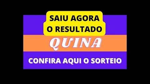 [QUINA] RESULTADO DO SORTEIO CONCURSO 5844 | 04/05/2022