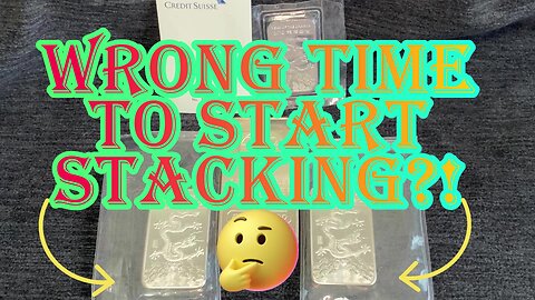 Wrong Time To Start Stacking? | My Introduction To The Community #Stacking #Silver #Gold