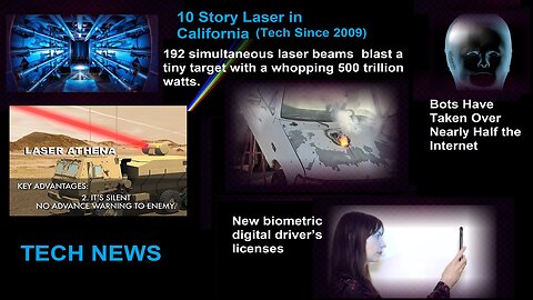 Biometric Digital Drivers Lic.'s, World's Most Powerful Laser, 'Athena' No Advance Warning