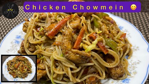 Chicken chowmein | Chinese noodles | by merj tasty recipes