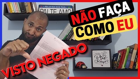 NÃO TENTE TIRAR O VISTO AMERICANO ANTES DE VER ESTE VIDEO | VISTO NEGADO EM 1 MINUTO