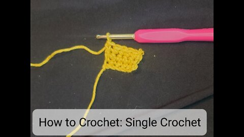 How to Crochet - Single Crochet Stitch