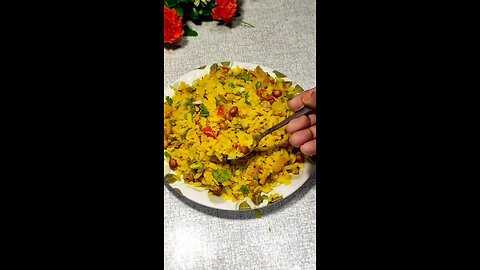 very healthy poha recipe