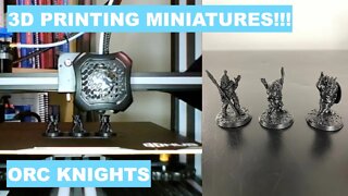 Three Orc Knights | 3D Printing Minis