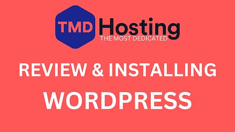 TmdHosting Review - How to Install WordPress on TmdHosting and Coupon Code