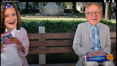 Kamala Harris & Tampon Tim Walz disaster interview, Semi Satire clips, A Baby & an Art Dancer 🤣