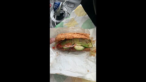 Veg delight 6” sub for lunch