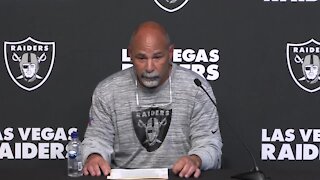 WATCH FULL | Rich Bisaccia speaks during Raiders presser, discusses Ruggs crash