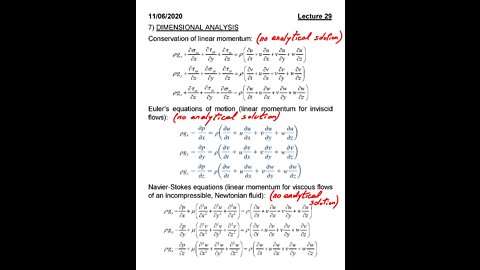 ME 3663.002 Fluid Mechanics Fall 2020 - Lecture 29