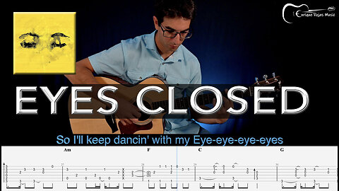 Eyes Closed - Ed Sheeran (Fingerstyle Guitar Cover with Tabs)